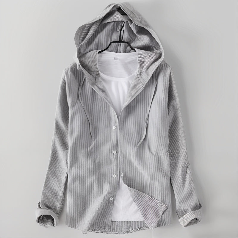 Tidal Linen Hoodie