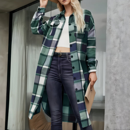 HARVEST Plaid Coat