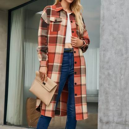 HARVEST Plaid Coat