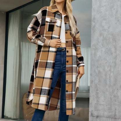 HARVEST Plaid Coat